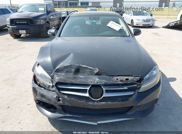 55SWF4JB3HU196799 2017 MERCEDES-BENZ C-CLASS Черный Вид щитка приборов