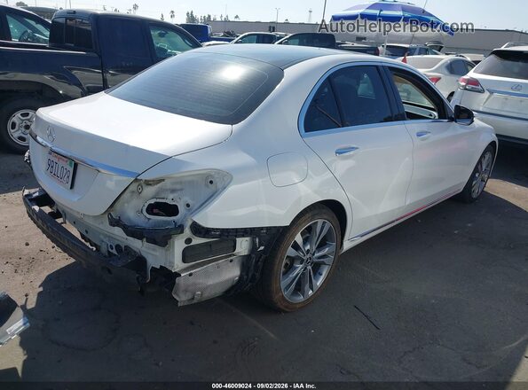 55SWF4JB3HU227162 2017 MERCEDES-BENZ C-CLASS White უკანა მარჯვენა