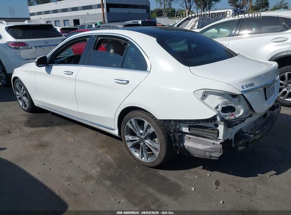 55SWF4JB3HU227162 2017 MERCEDES-BENZ C-CLASS White უკანა მარცხენა