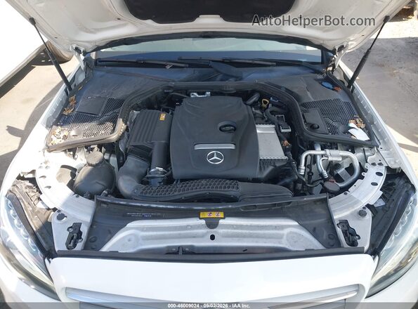 55SWF4JB3HU227162 2017 MERCEDES-BENZ C-CLASS White უკანა ხედი