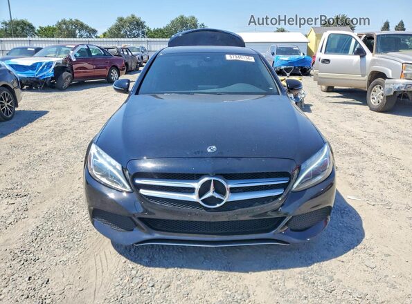 55SWF4JB3JU234862 2018 MERCEDES-BENZ C Black Vista frontal
