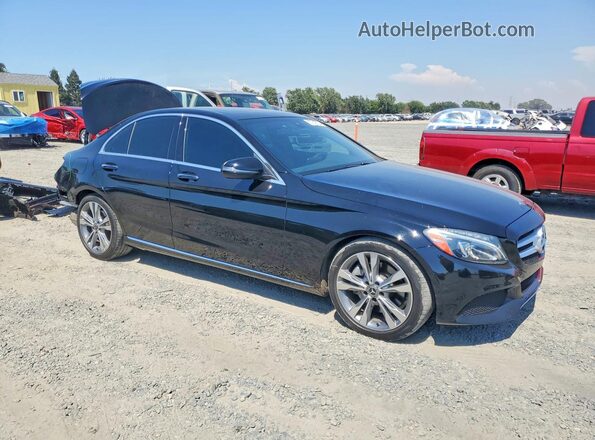 55SWF4JB3JU234862 2018 MERCEDES-BENZ C Black Delantero derecho