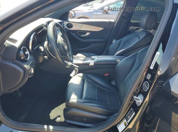 55SWF4JB3JU234862 2018 MERCEDES-BENZ C Black Vista interior delantera