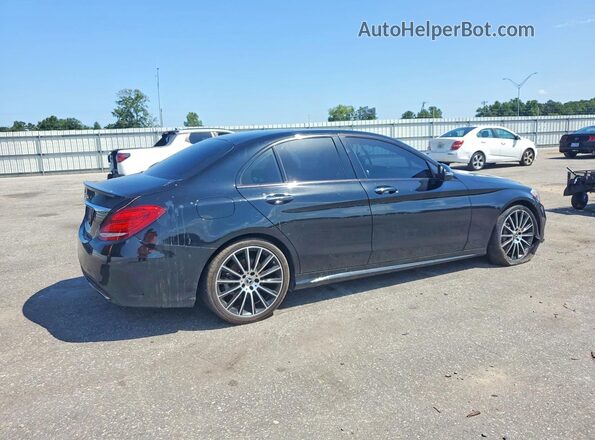 55SWF4JB3JU265318 2018 MERCEDES-BENZ C-CLASS Black Delantero derecho