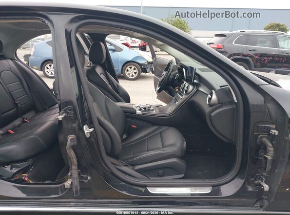 55SWF4JB4GU141552 2016 MERCEDES-BENZ C-CLASS Черный Вид салона спереди