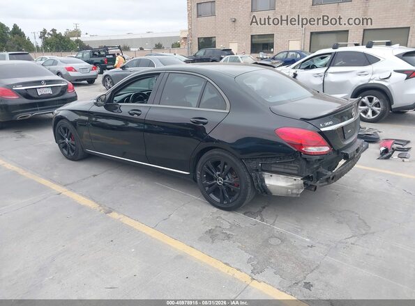 55SWF4JB4GU141552 2016 MERCEDES-BENZ C-CLASS Черный Задняя левая четверть