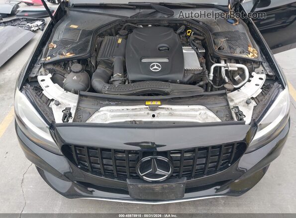 55SWF4JB4GU141552 2016 MERCEDES-BENZ C-CLASS Черный Вид сзади