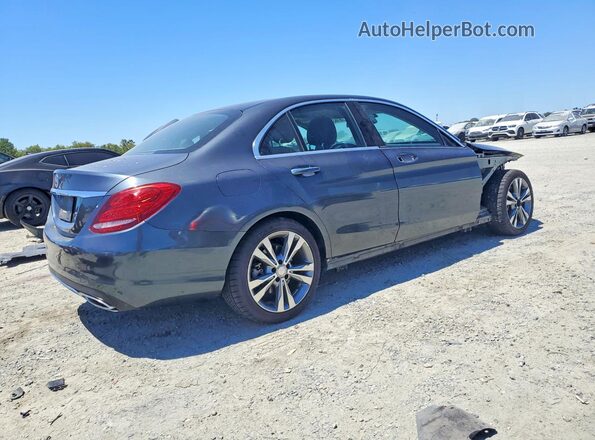 55SWF4JB4GU164801 2016 MERCEDES-BENZ C Gray Tył prawy