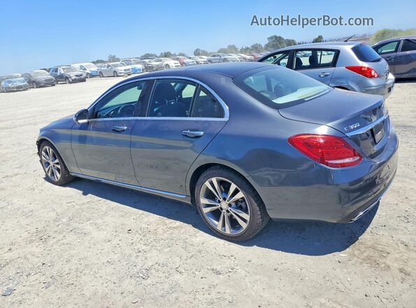 55SWF4JB4GU164801 2016 MERCEDES-BENZ C Gray Tył lewy