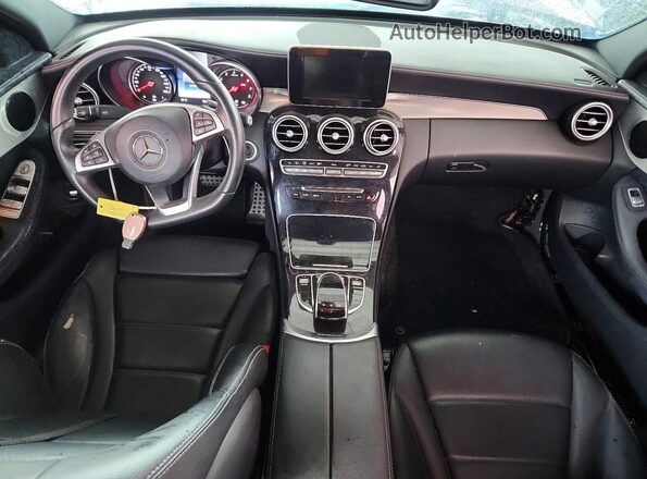 55SWF4JB4GU166015 2016 MERCEDES-BENZ C Черный Вид панели приборов