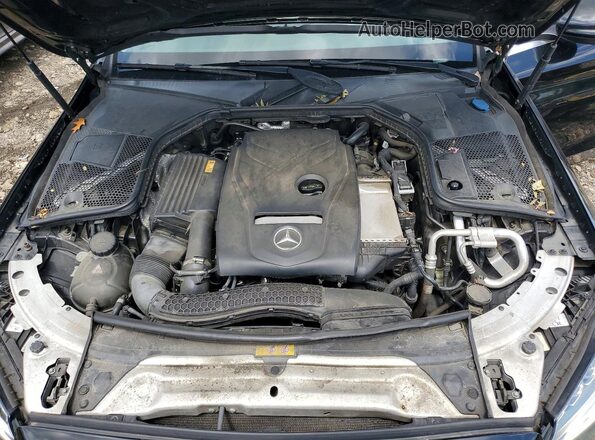 55SWF4JB4HU216588 2017 MERCEDES-BENZ C Black Вид задньої частини салону