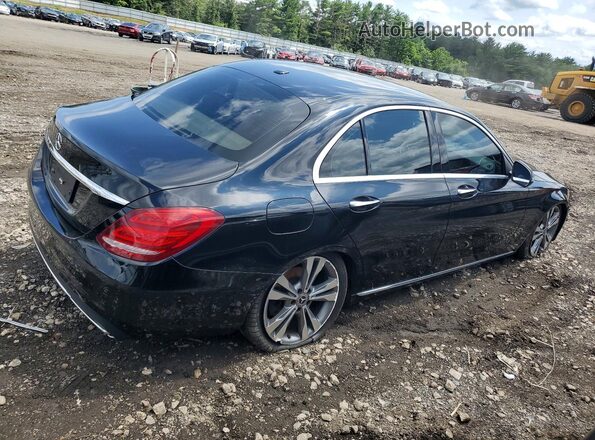 55SWF4JB4HU216588 2017 MERCEDES-BENZ C Black Задня права чверть