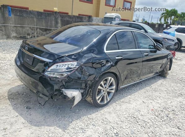 55SWF4JB4HU229793 2017 MERCEDES-BENZ C Black Trasero derecho
