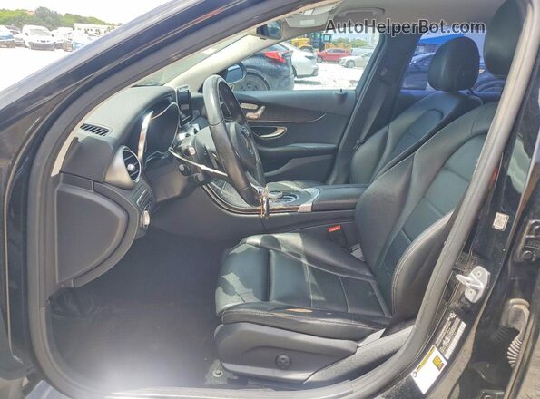 55SWF4JB4HU229793 2017 MERCEDES-BENZ C Black Vista interior delantera
