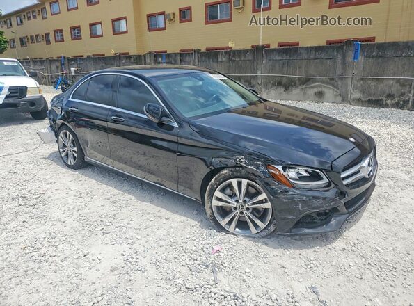 55SWF4JB4HU229793 2017 MERCEDES-BENZ C Black Delantero derecho
