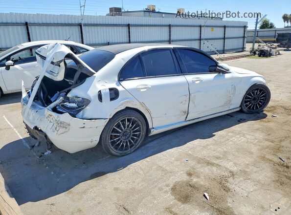 55SWF4JB4JU248463 2018 MERCEDES-BENZ C White Rear right