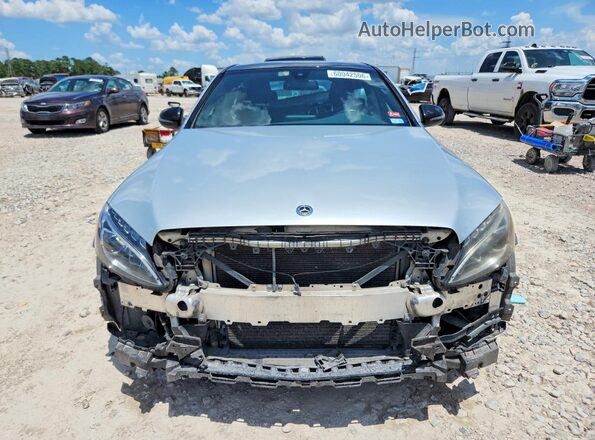 55SWF4JB4JU270883 2018 MERCEDES-BENZ C Серебряный Вид спереди
