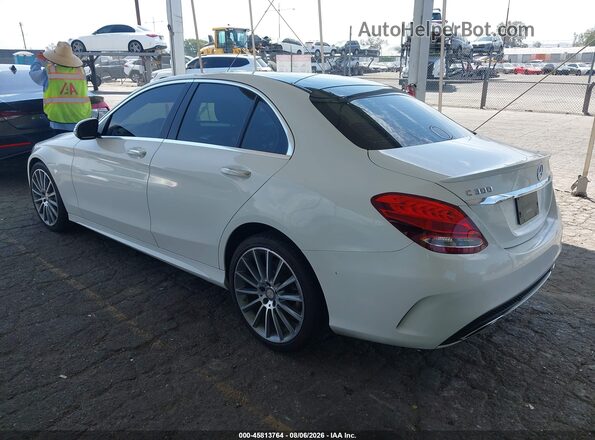 55SWF4JB5GU131659 2016 MERCEDES-BENZ C-CLASS White უკანა მარცხენა