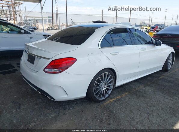 55SWF4JB5GU131659 2016 MERCEDES-BENZ C-CLASS White უკანა მარჯვენა