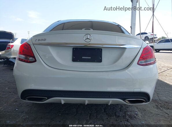 55SWF4JB5GU131659 2016 MERCEDES-BENZ C-CLASS White 