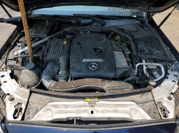 55SWF4JB5GU153502 2016 MERCEDES-BENZ C Blue Вид задньої частини салону