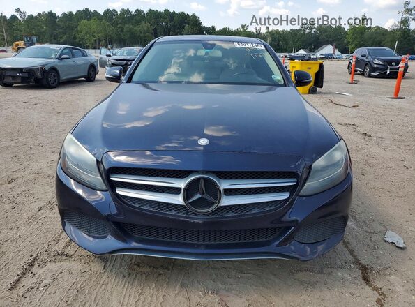 55SWF4JB5GU162894 2016 MERCEDES-BENZ C Blue Вид спереду