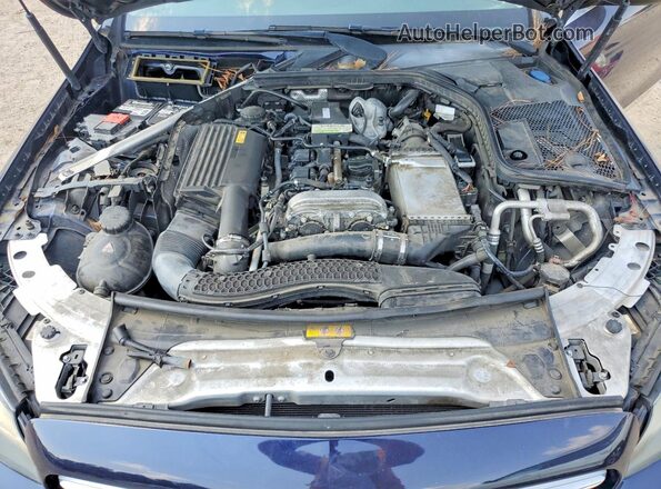 55SWF4JB5GU162894 2016 MERCEDES-BENZ C Blue Вид задньої частини салону