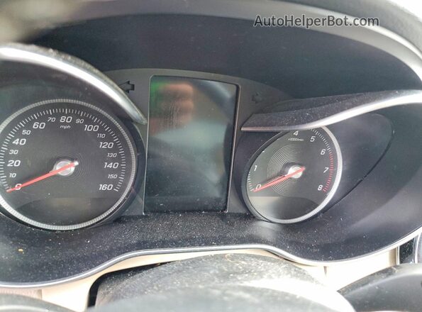55SWF4JB5GU162894 2016 MERCEDES-BENZ C Blue Вид щитка приладів
