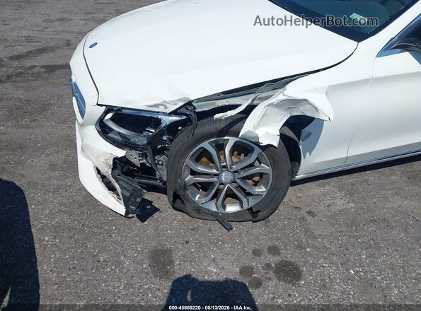 55SWF4JB5GU174463 2016 MERCEDES-BENZ C-CLASS White Front view