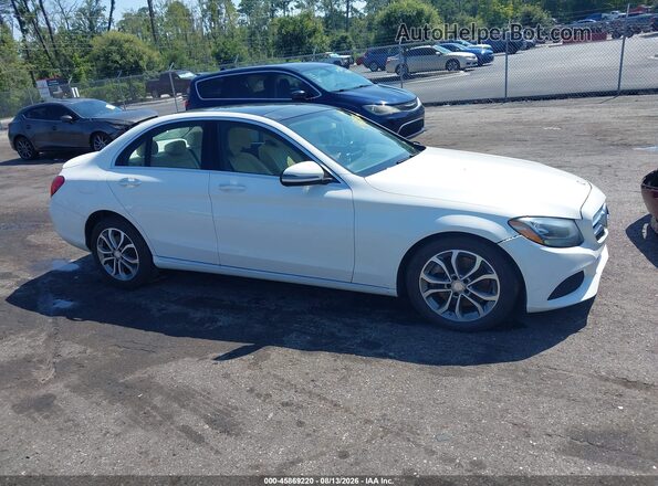 55SWF4JB5GU174463 2016 MERCEDES-BENZ C-CLASS White Rear interior view