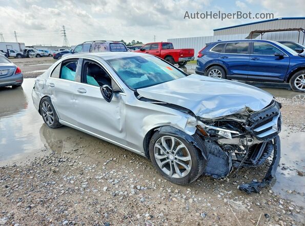 55SWF4JB5HU185691 2017 MERCEDES-BENZ C Silver Առջևի աջ