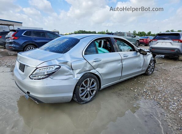 55SWF4JB5HU185691 2017 MERCEDES-BENZ C Silver Հետևի աջ