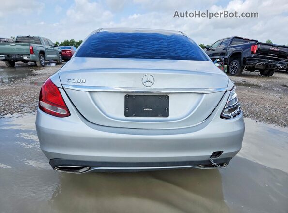55SWF4JB5HU185691 2017 MERCEDES-BENZ C Silver Հետևի տեսք