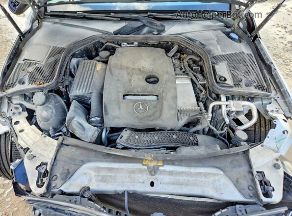 55SWF4JB5HU185691 2017 MERCEDES-BENZ C Silver Սալոնի հետևի տեսք