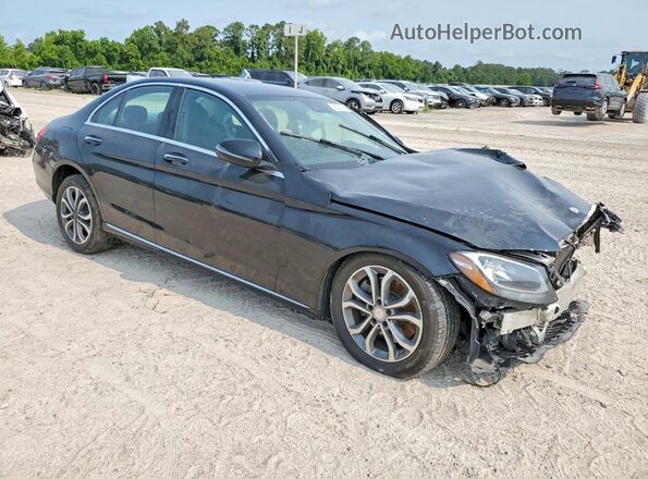 55SWF4JB5HU192043 2017 MERCEDES-BENZ C Black Front right