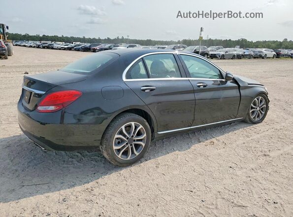 55SWF4JB5HU192043 2017 MERCEDES-BENZ C Black Rear right