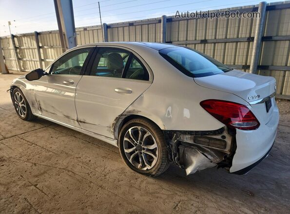 55SWF4JB5HU201694 2017 MERCEDES-BENZ C White Rear left
