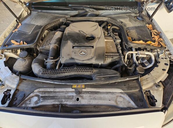 55SWF4JB5HU201694 2017 MERCEDES-BENZ C White Rear interior view