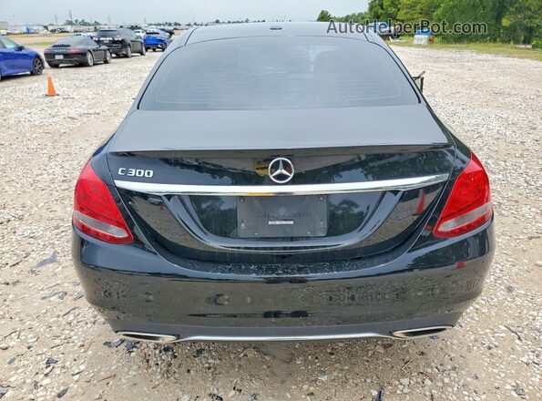 55SWF4JB5JU252151 2018 MERCEDES-BENZ C Black Vista trasera