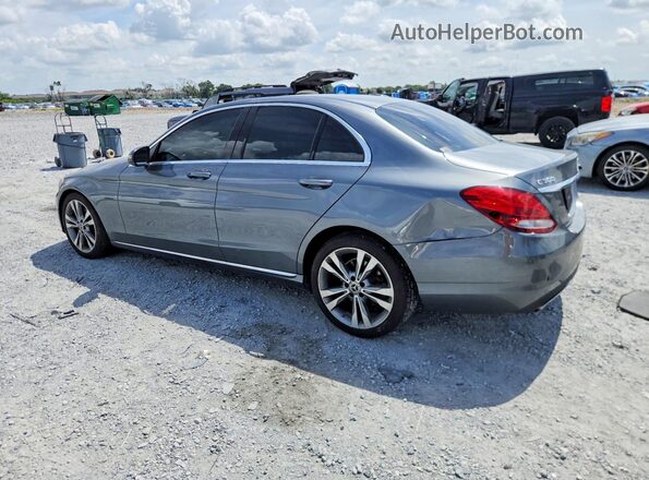 55SWF4JB5JU256944 2018 MERCEDES-BENZ C Gray Задня ліва чверть