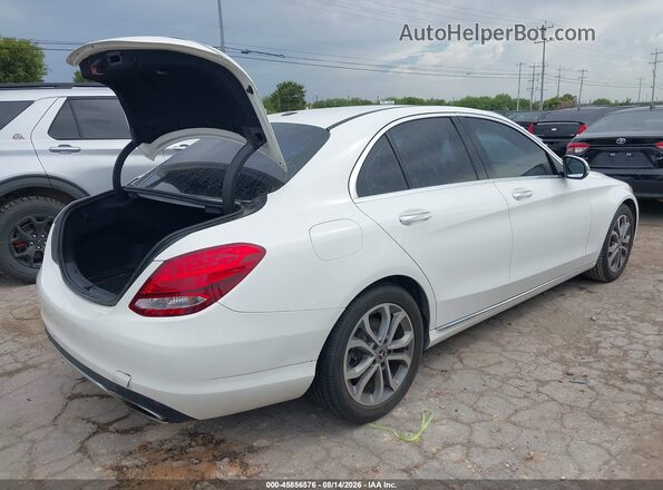 55SWF4JB5JU269127 2018 MERCEDES-BENZ C-CLASS White Tył prawy