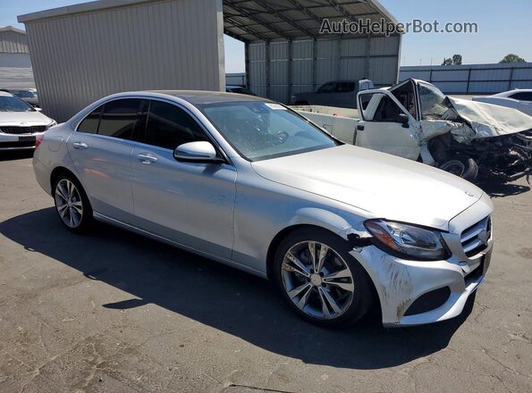 55SWF4JB6GU118497 2016 MERCEDES-BENZ C Silver Vista del cuadro de instrumentos