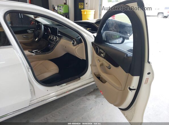 55SWF4JB6GU128026 2016 MERCEDES-BENZ C-CLASS White Вид салону спереду