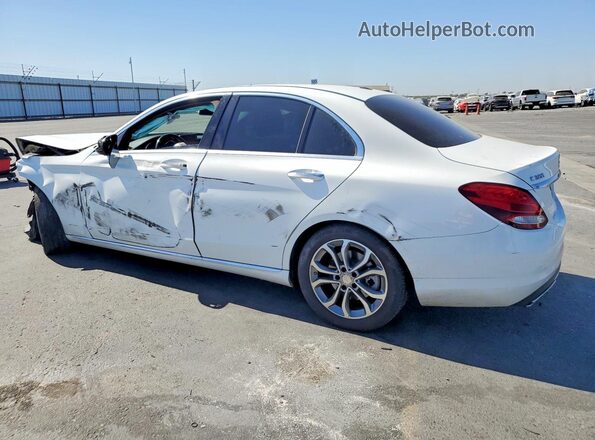 55SWF4JB6GU130763 2016 MERCEDES-BENZ C White Tył lewy