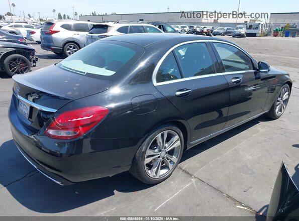 55SWF4JB6GU145523 2016 MERCEDES-BENZ C-CLASS Black Trasero derecho