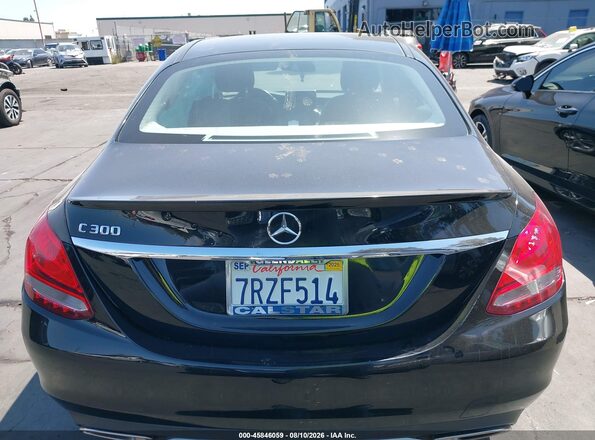 55SWF4JB6GU145523 2016 MERCEDES-BENZ C-CLASS Black 