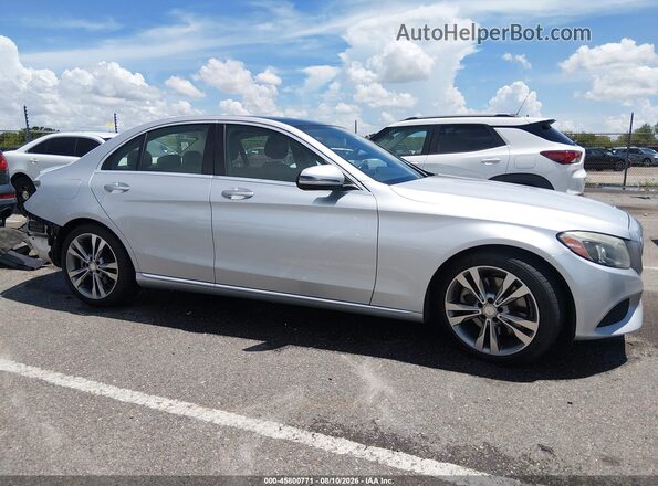 55SWF4JB6GU171779 2016 MERCEDES-BENZ C-CLASS Silver Սալոնի 360 աստիճան տեսք