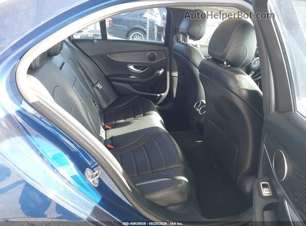 55SWF4JB6HU211621 2017 MERCEDES-BENZ C-CLASS Blue Widok naklejki z numerem VIN