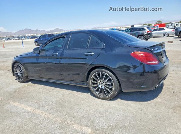 55SWF4JB6JU275681 2018 MERCEDES-BENZ C Black Հետևի ձախ