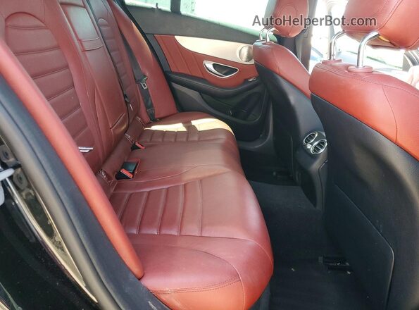 55SWF4JB6JU275681 2018 MERCEDES-BENZ C Black Հետևի նստատեղերի տեսք